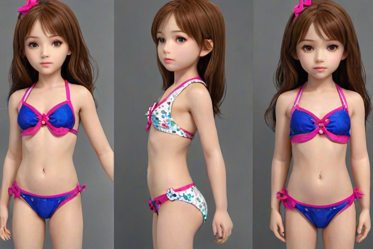 ai little girl bikini
