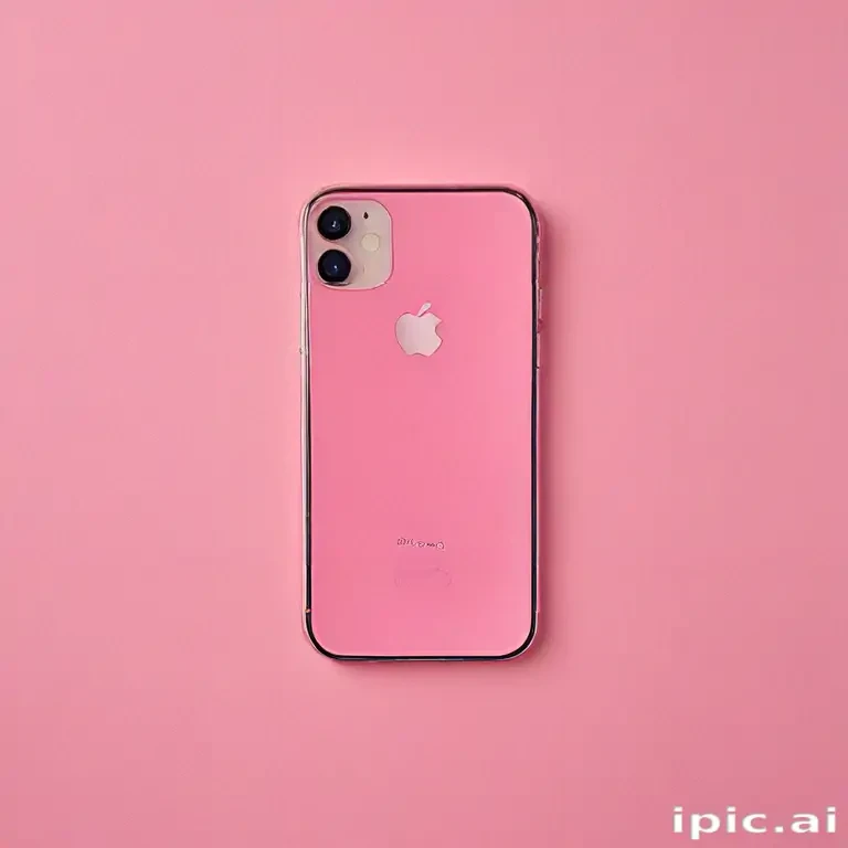 iphone pink background