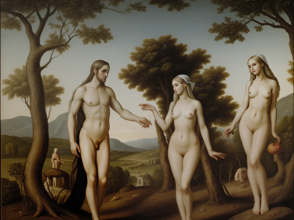 pictures of adam and eve