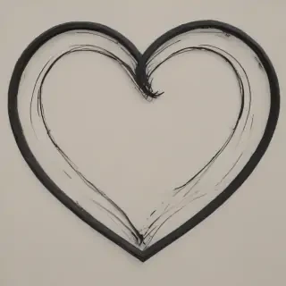 outline heart png