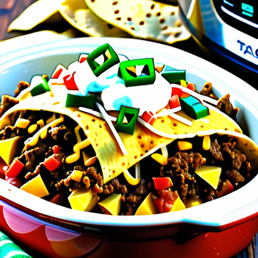 crock pot beefy potato taco casserole