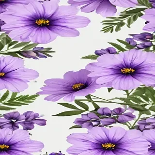 purple flowers transparent background