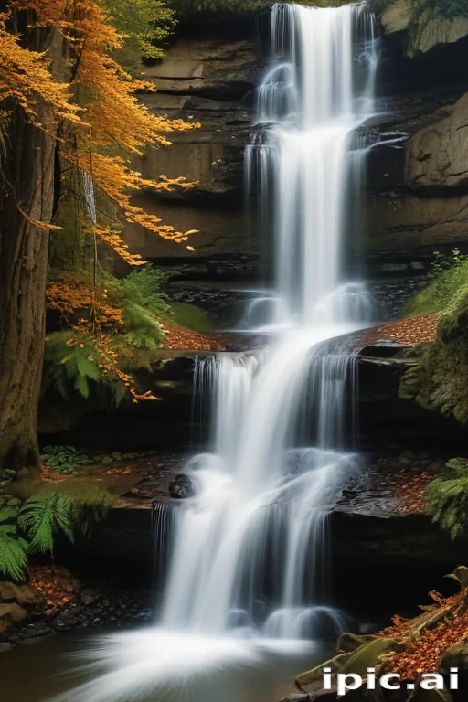 water fall wall paper