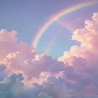 pastel rainbow bg