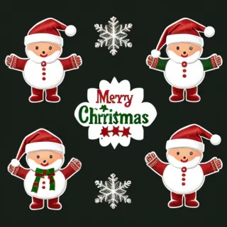christmas stickers png