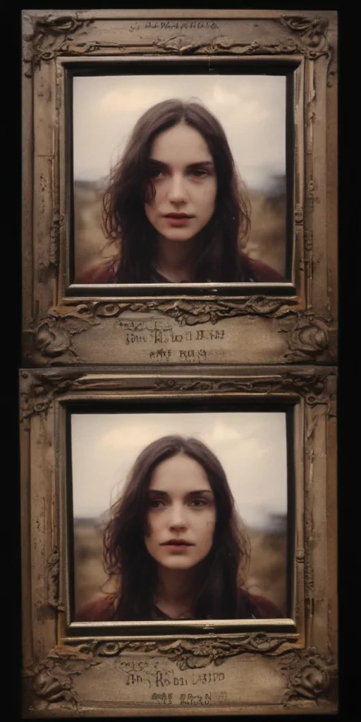 aesthetic polaroid frame