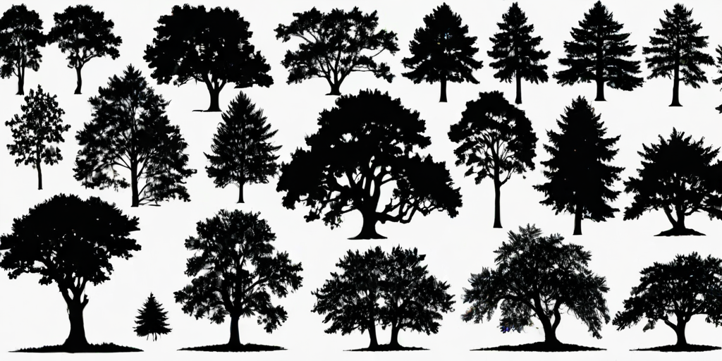 trees silhouette png