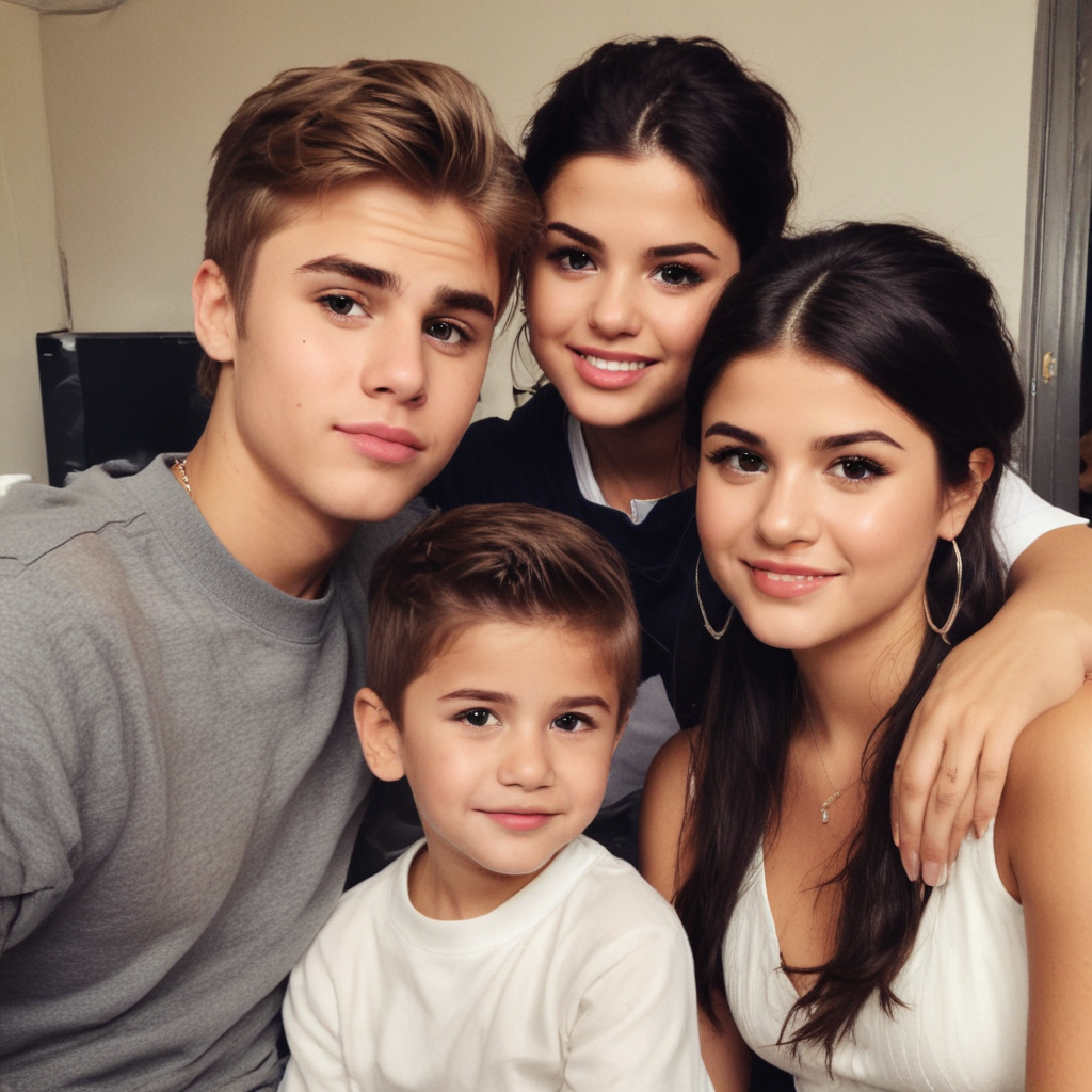 selena gomez and justin bieber family