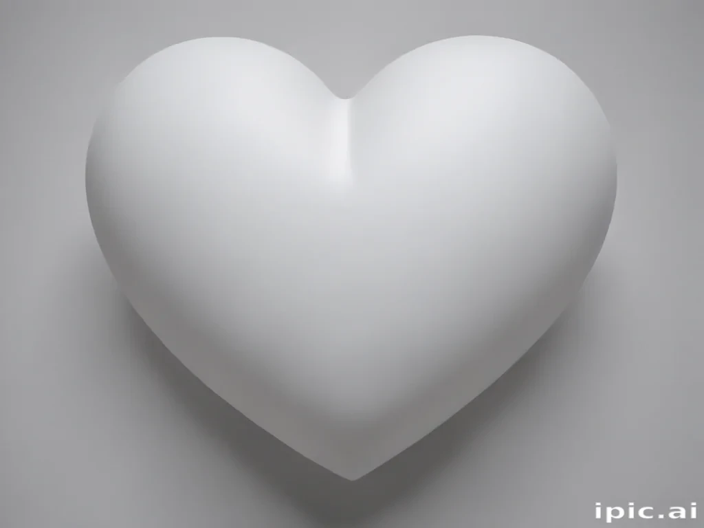 white heart
