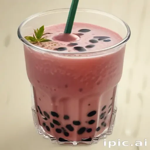 boba tea background