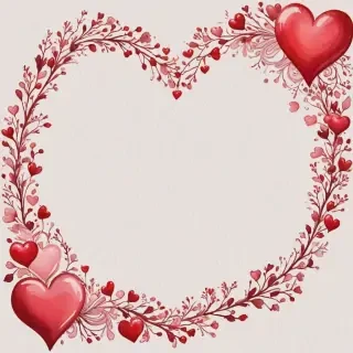 heart border png aesthetic