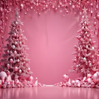 pink christmas background