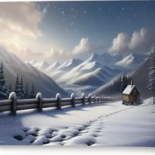 snow falling png