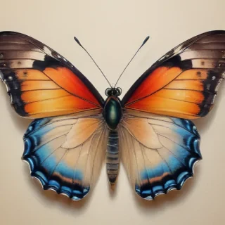 pictures of drawings of butterflies