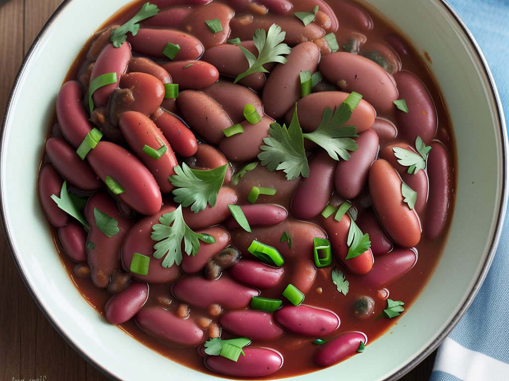 blue runner red beans recipe