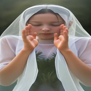 transparent praying hands images