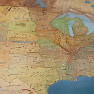 map of united states with states