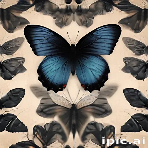 black butterfly