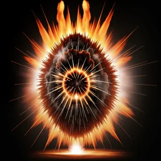 explosion transparent