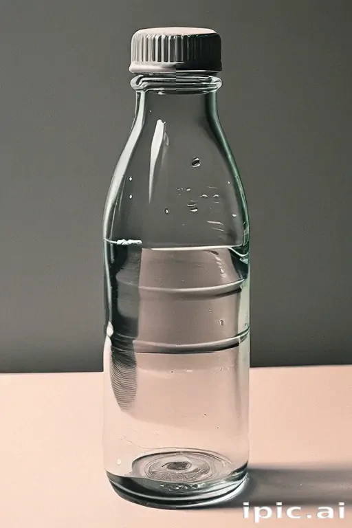 water bottle drawing