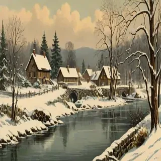 vintage winter images