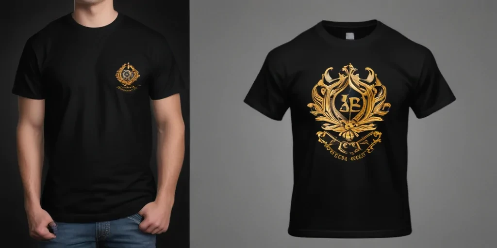 high resolution black t shirt template