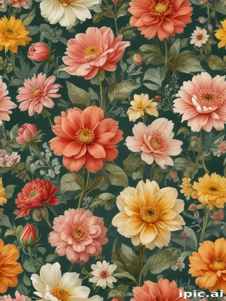 vintage flower illustration
