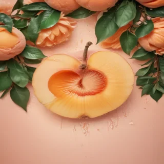peach background aesthetic
