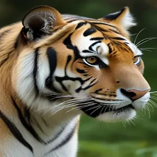 transparent tiger