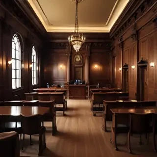 court room background