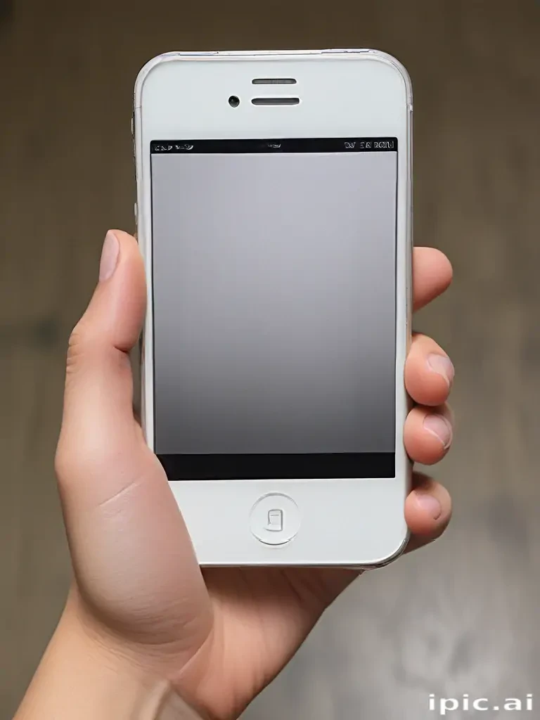 hand holding cell phone