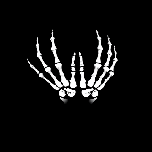 skeleton hands png
