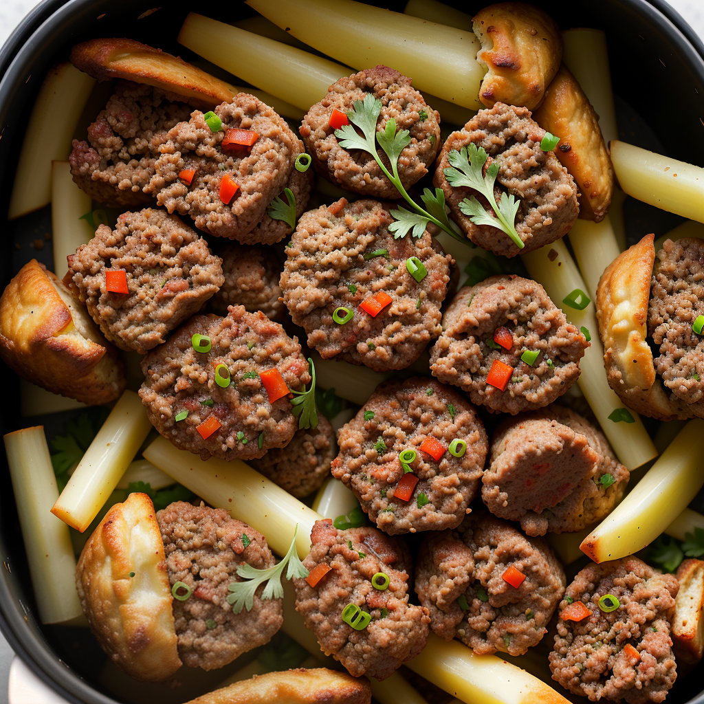ground beef air fryer recipe