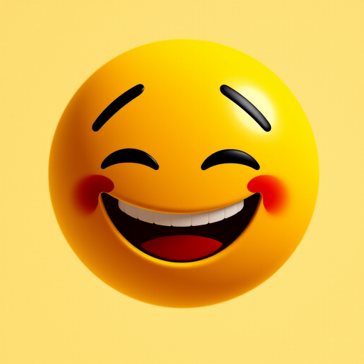 laugh emoji transparent background