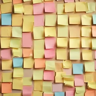 sticky note background