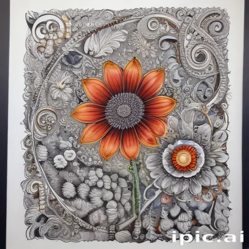 flower doodle art