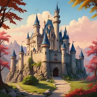 castle in cartoon