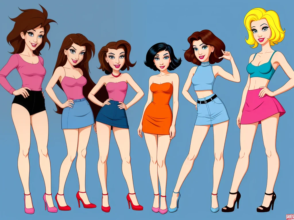 cartoon girs