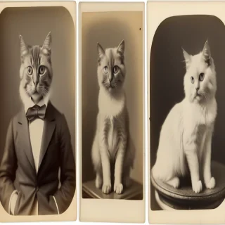 vintage cat photos