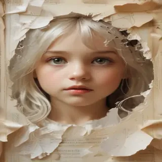 torn paper transparent