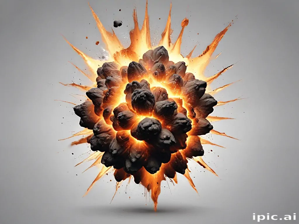 explosion transparent background