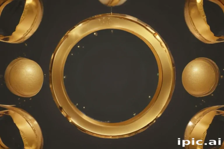 gold circle png