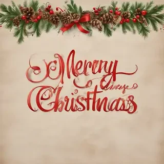 text merry christmas png