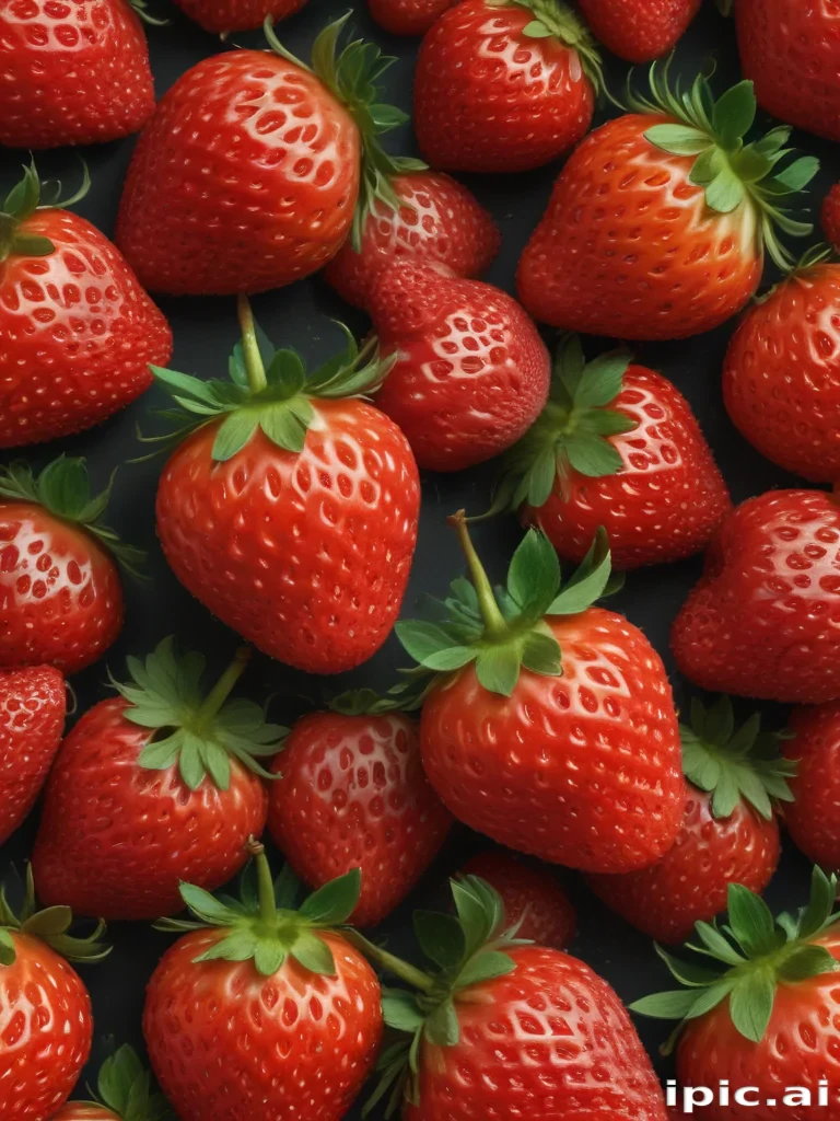 strawberry background aesthetic