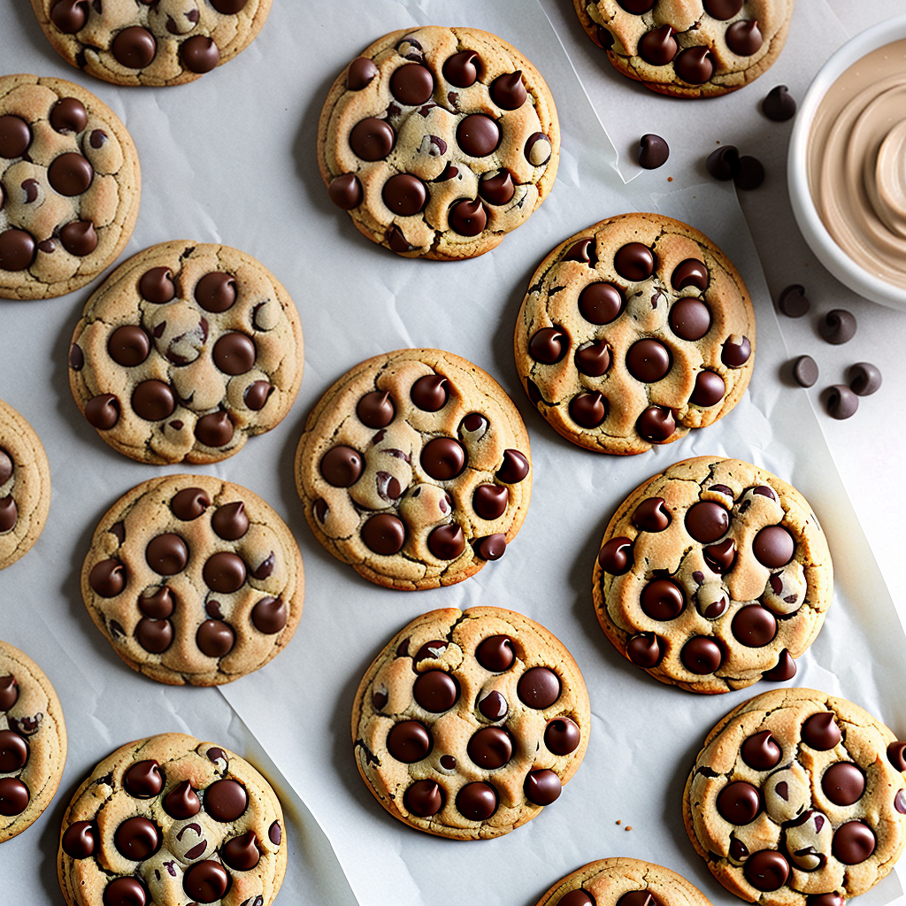 keto peanut butter chocolate chip cookies