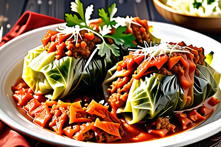 what goes with stuffed cabbage