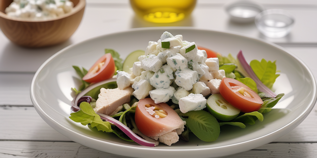 chicken salad with cottage cheese