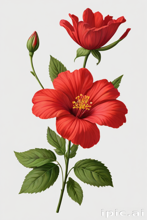red flower png
