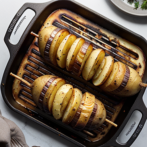 hasselback potatoes on the grill