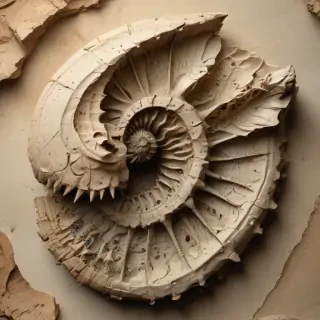 fossil drawing